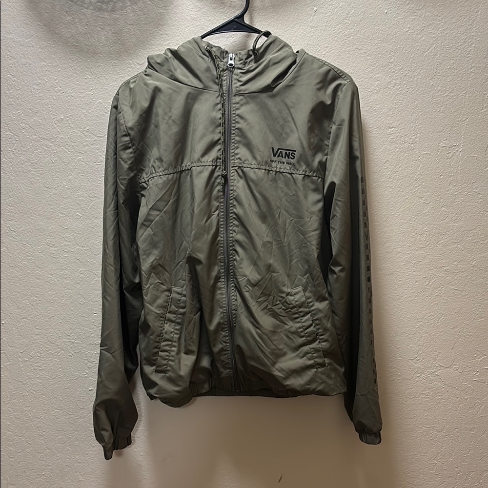 Vans Olive Windbreaker Jacket